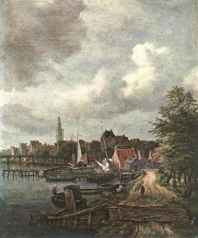 Jacob van Ruisdael View of Amsterdam China oil painting art